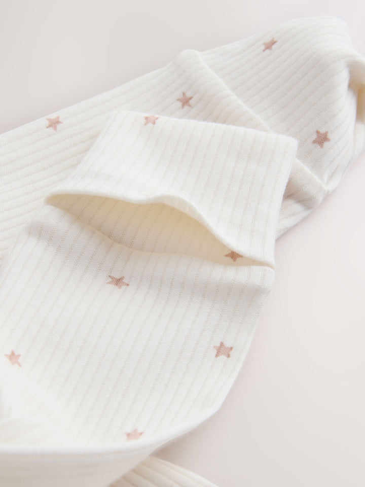 Cream Baby Sleepsuit and Hat Set (0-9mths)