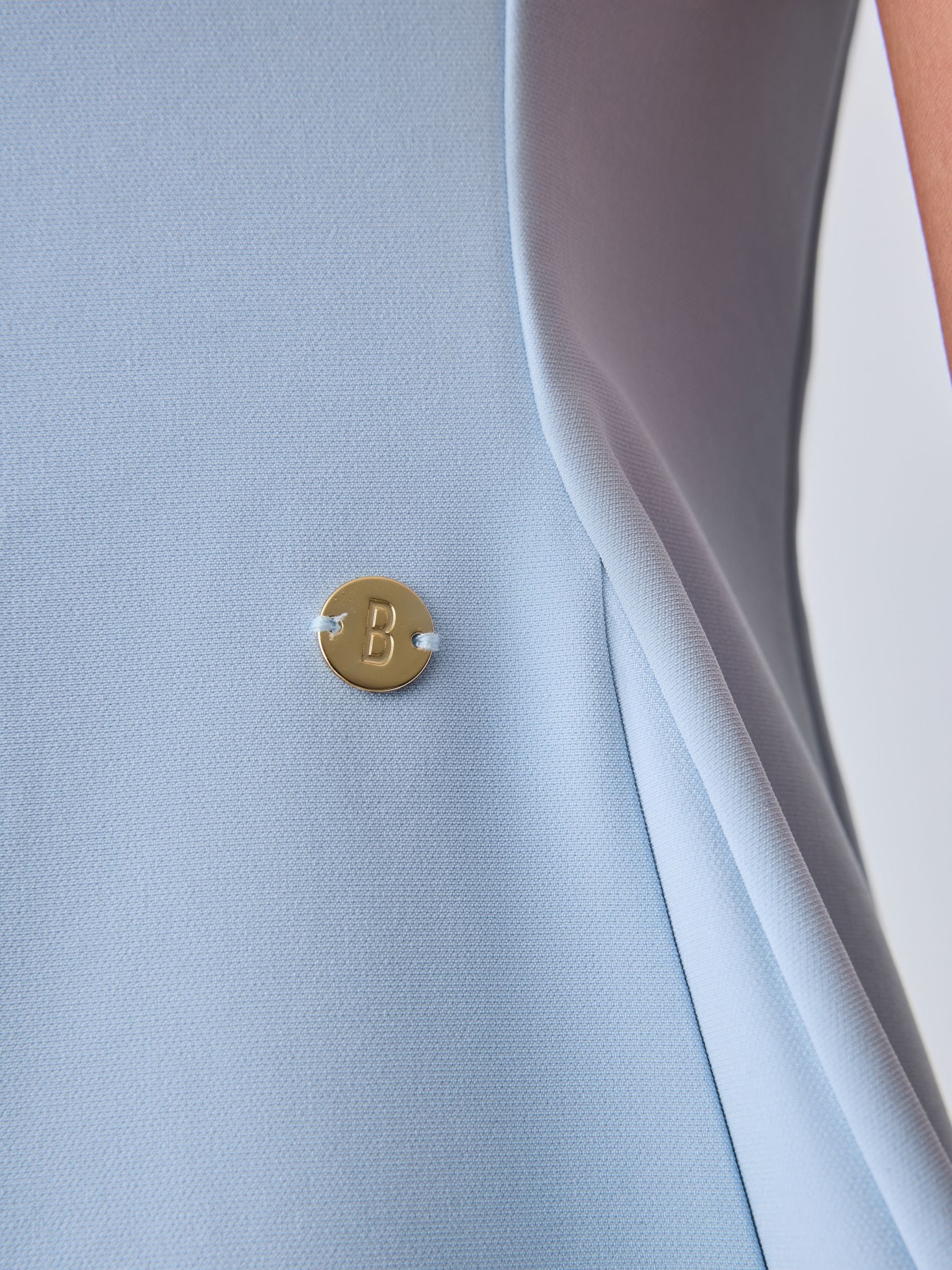 Baker by Ted Baker Fit & Flare Skater Blue Dress