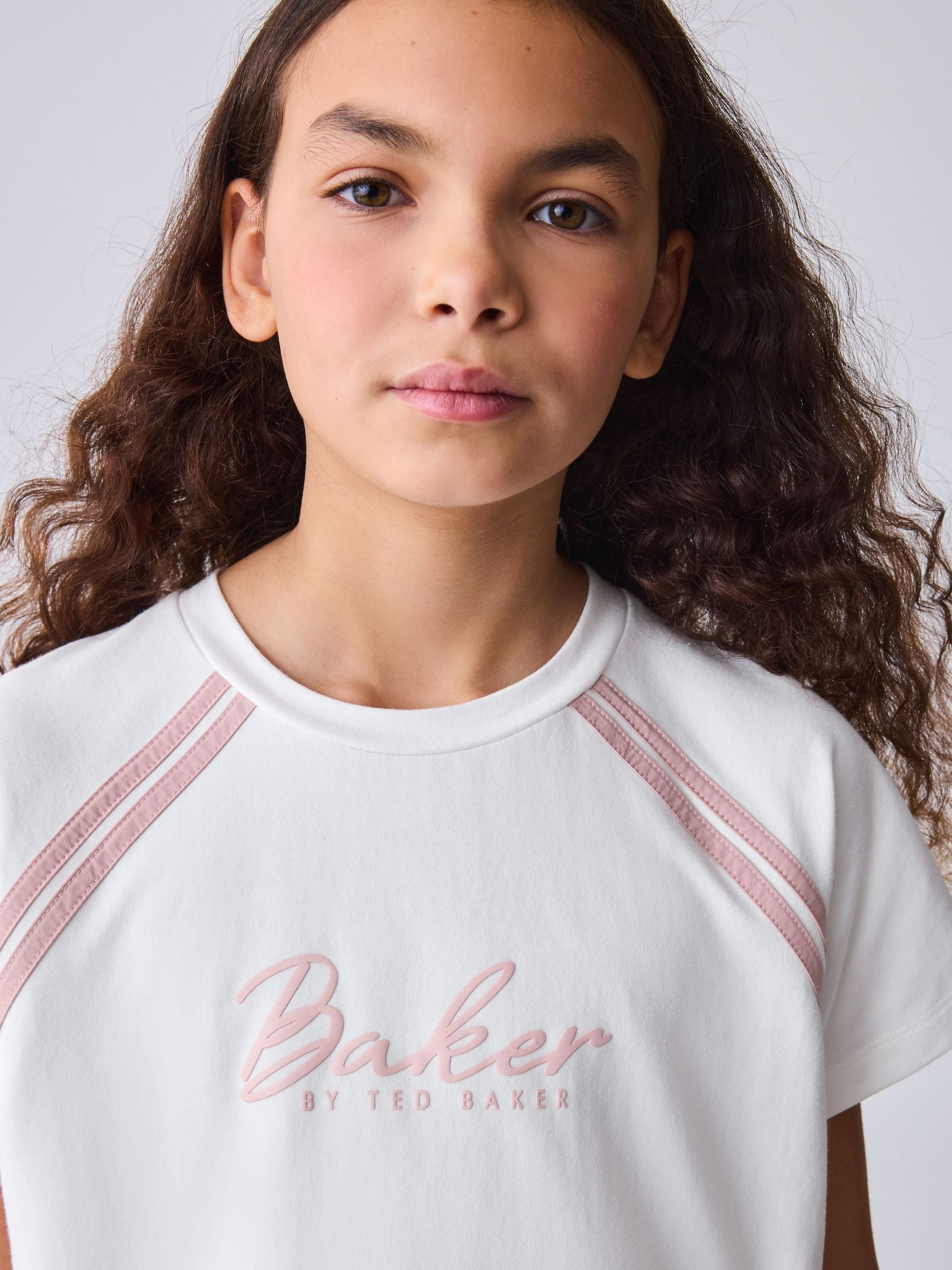 Baker by Ted Baker Pink/White Sports T-Shirt & Skort Set 2 Piece