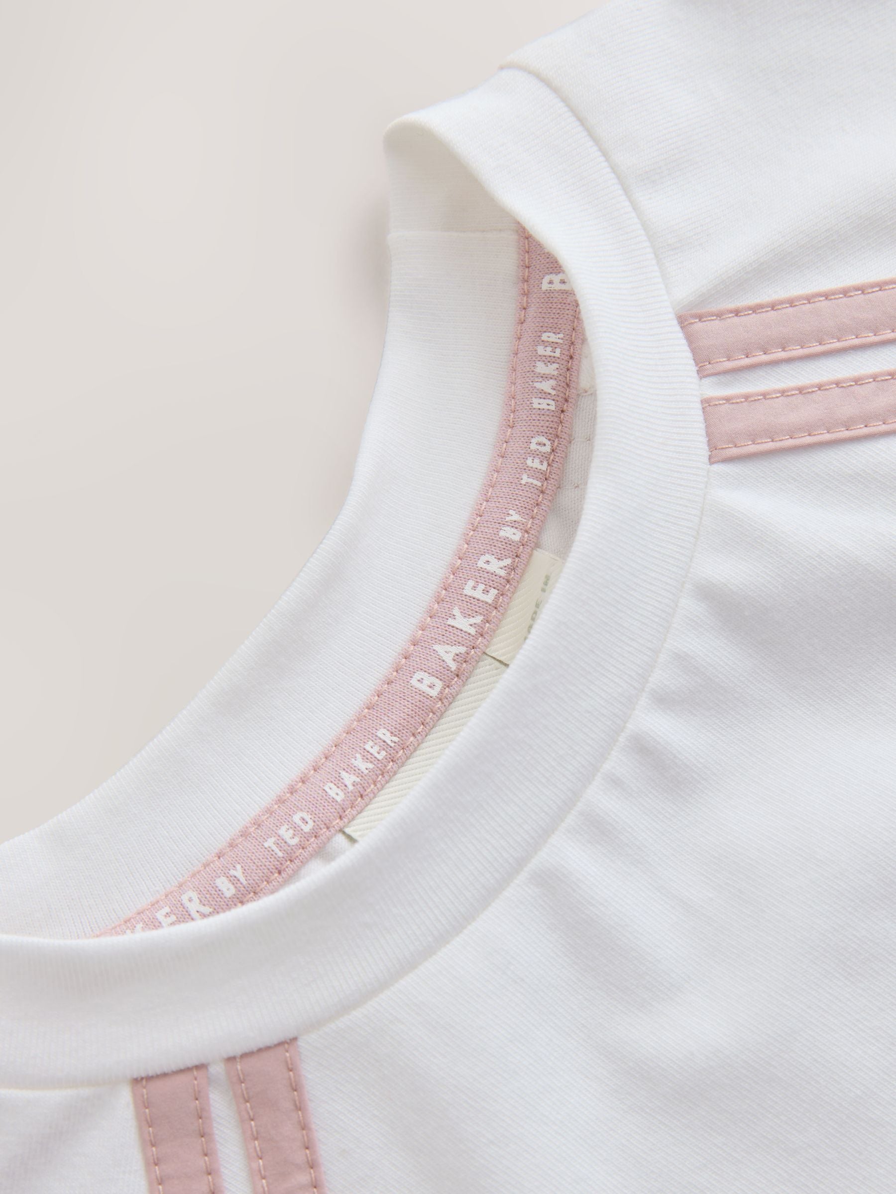 Baker by Ted Baker Pink/White Sports T-Shirt & Skort Set 2 Piece