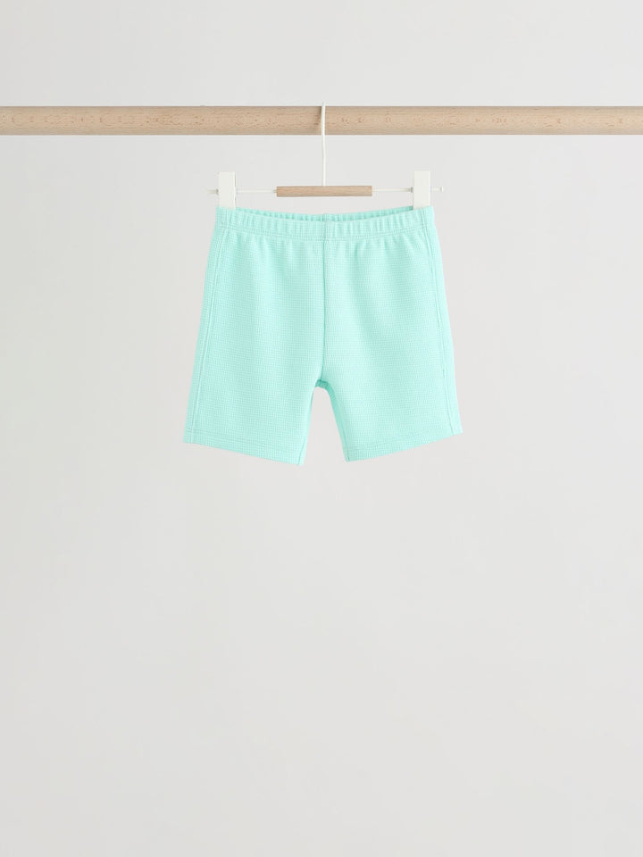Blue/Lilac/Green Tops and Shorts 6 Piece Baby Set (0mths-2yrs)