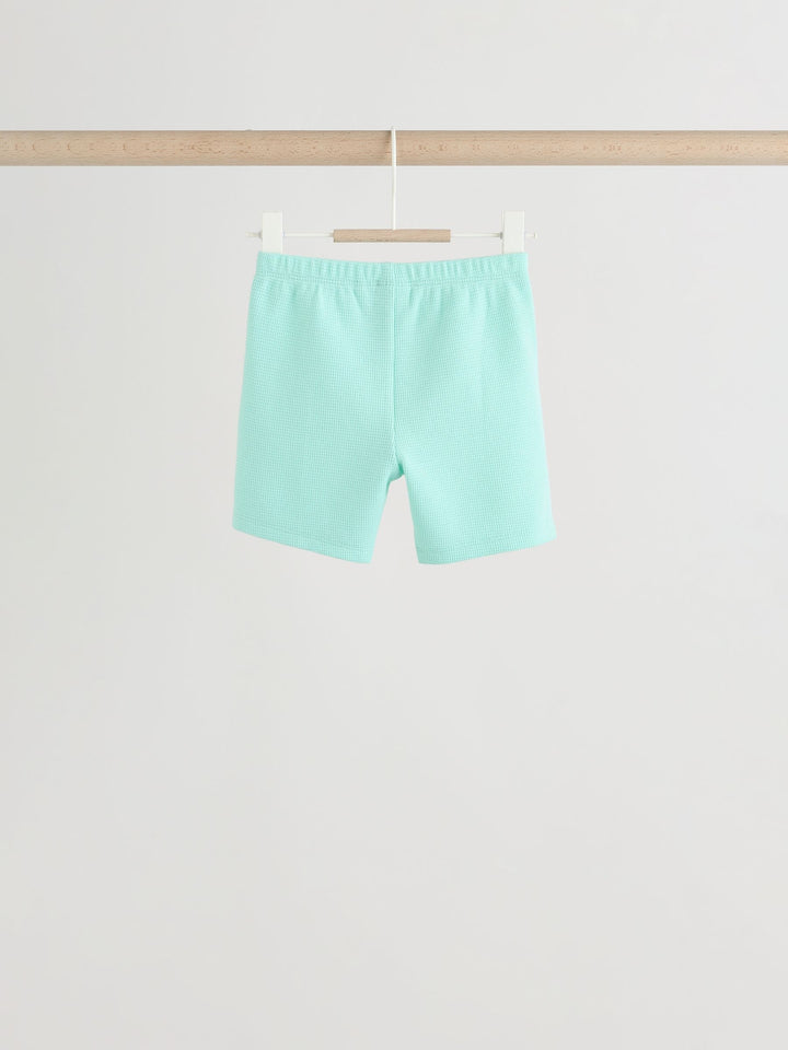 Blue/Lilac/Green Tops and Shorts 6 Piece Baby Set (0mths-2yrs)