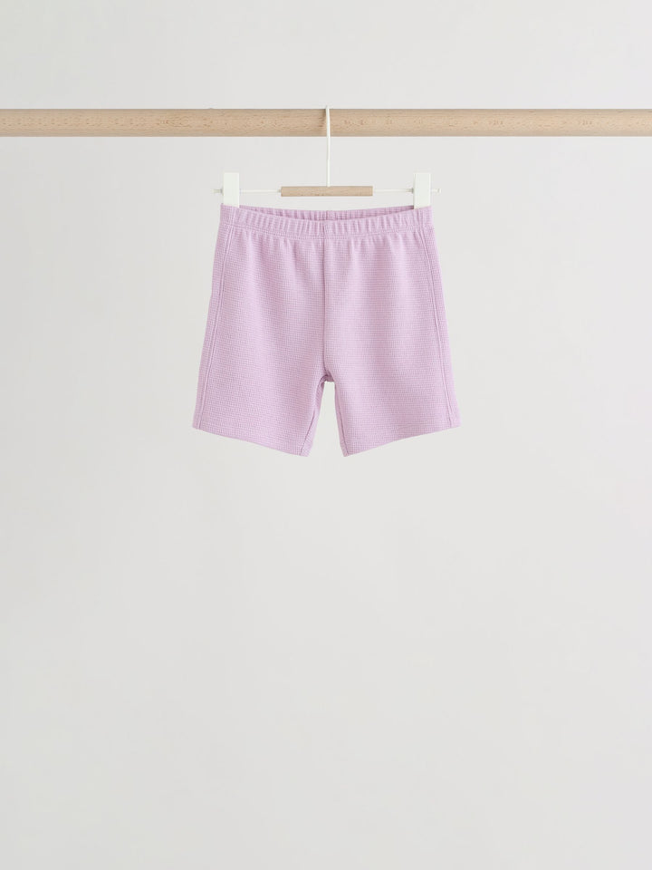 Blue/Lilac/Green Tops and Shorts 6 Piece Baby Set (0mths-2yrs)