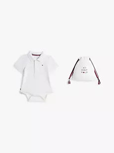 Babies' Polo Onesie and Gift Bag