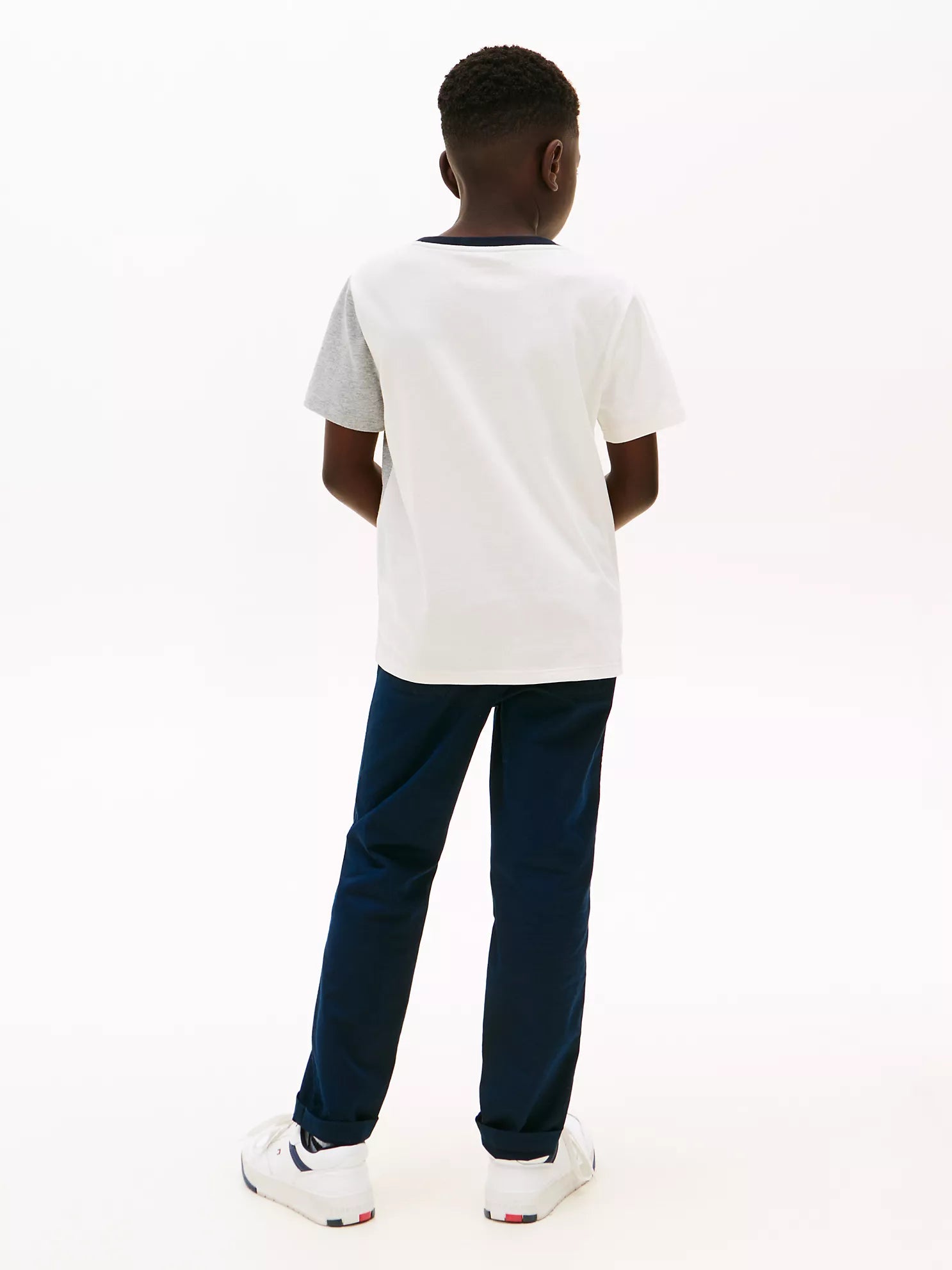 Boys Colorblock Logo T-Shirt Sz 6-7