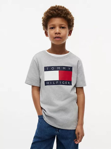 Boys Kids' Tommy Flag Logo T-Shirt Sz 12-14