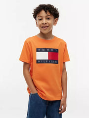 Boys Kids' Tommy Flag Logo T-Shirt Tommy Hilfiger