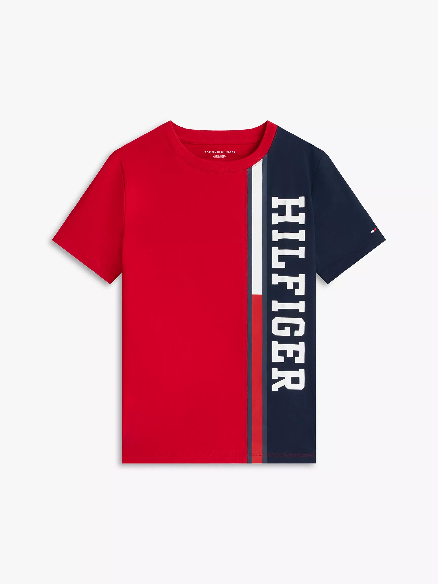 Kids' Vertical Colorblock Logo T-Shirt