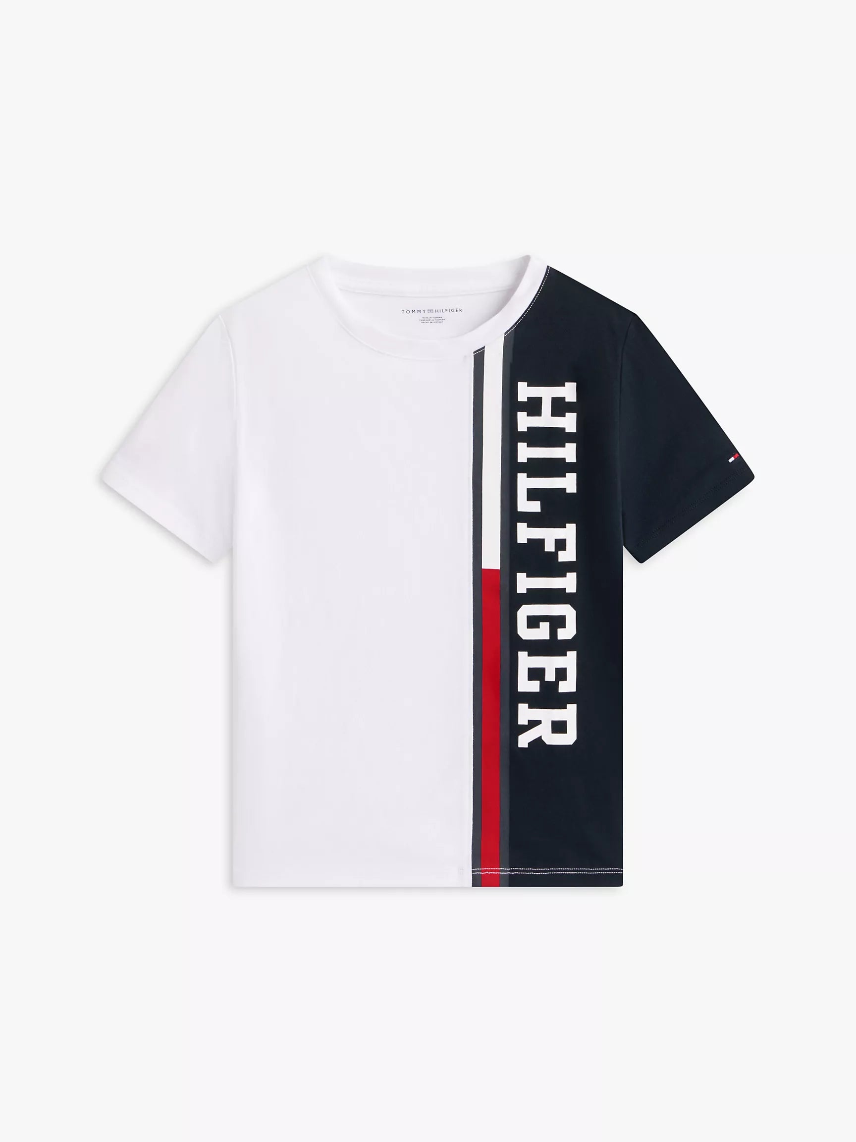 Kids' Vertical Colorblock Logo T-Shirt
