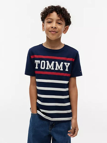 Boys Kids' Tommy Stripe T-Shirt Tommy Hilfiger