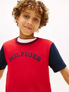 Kids' Monotype Logo Colorblock T-Shirt