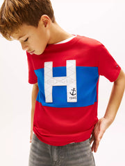 Kids' Nautical H Logo Colorblock T-Shirt