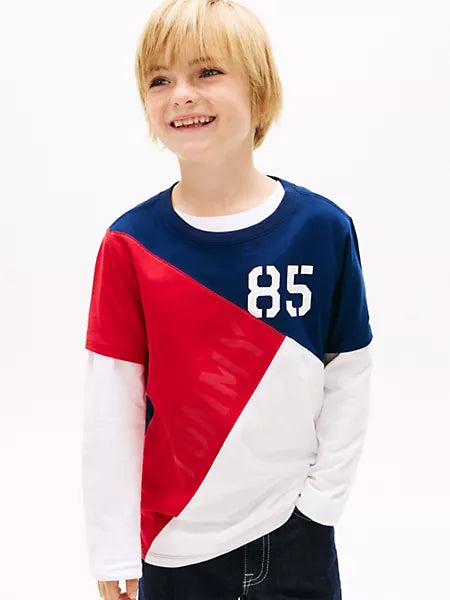 Boys Kids' Tommy 85 Colorblock T-Shirt Tommy Hilfiger