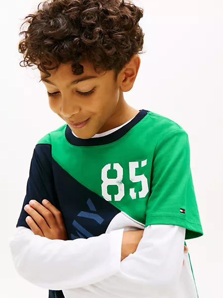 Boys Kids' Tommy 85 Colorblock T-Shirt Tommy Hilfiger