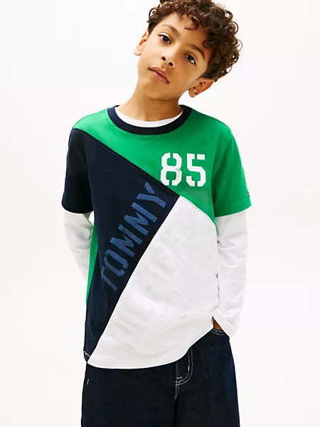 Boys Kids' Tommy 85 Colorblock T-Shirt Tommy Hilfiger