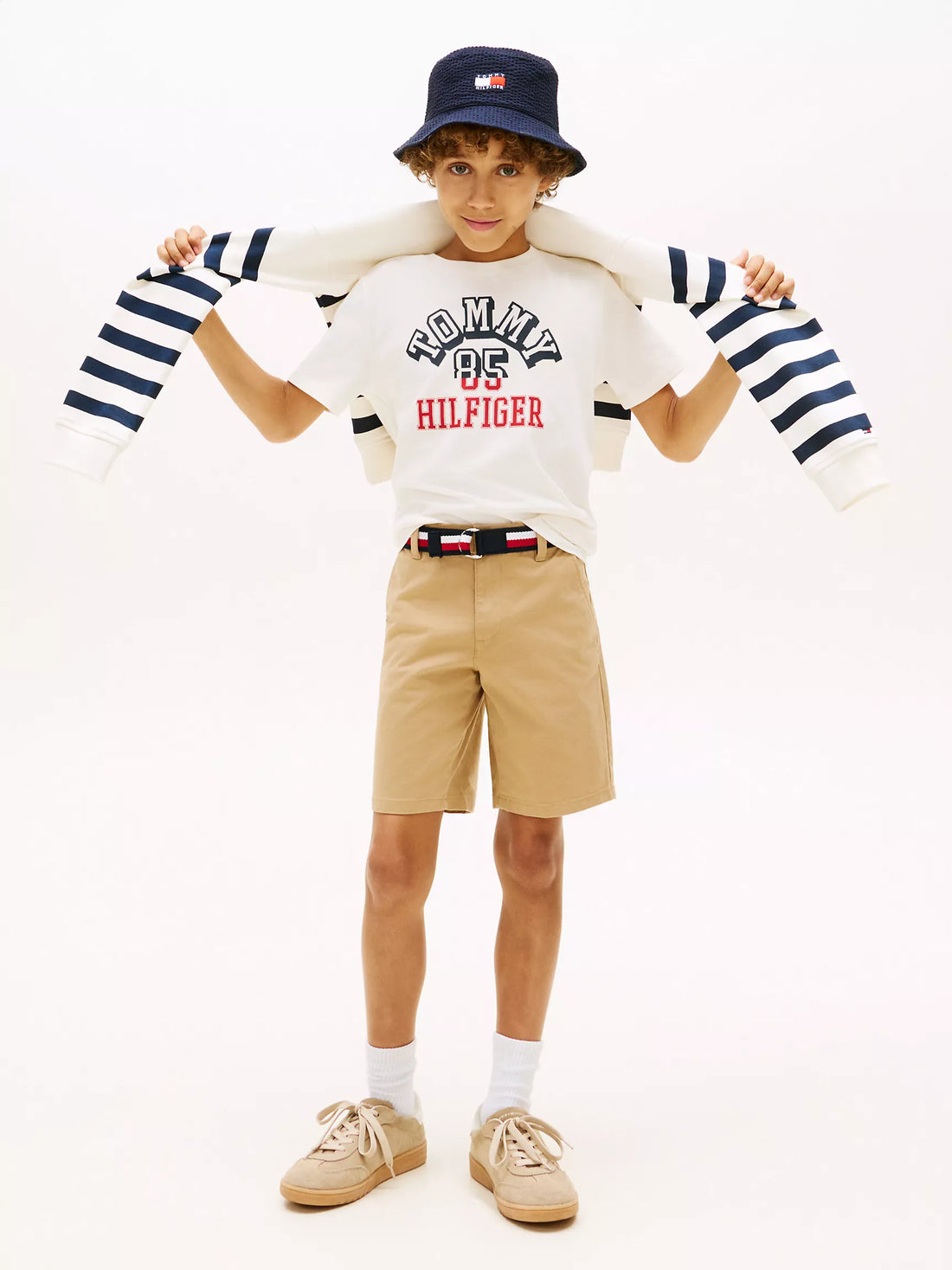 Kids' Tommy Arch Logo T-Shirt 2-3