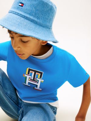 Kids' Multicolor Monogram T-Shirt