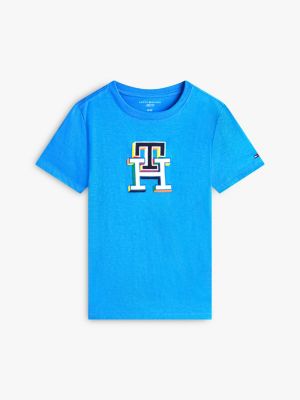 Kids' Multicolor Monogram T-Shirt
