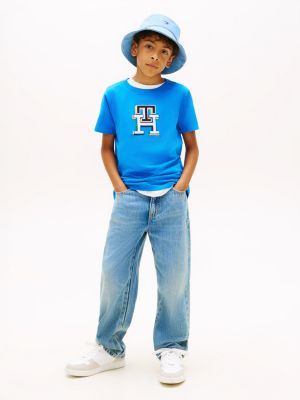 Kids' Multicolor Monogram T-Shirt