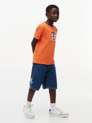 Kids' Multicolor Monogram T-Shirt