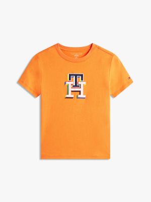 Kids' Multicolor Monogram T-Shirt