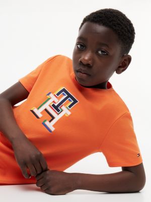 Kids' Multicolor Monogram T-Shirt