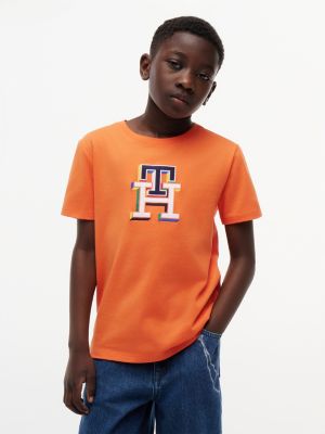 Kids' Multicolor Monogram T-Shirt