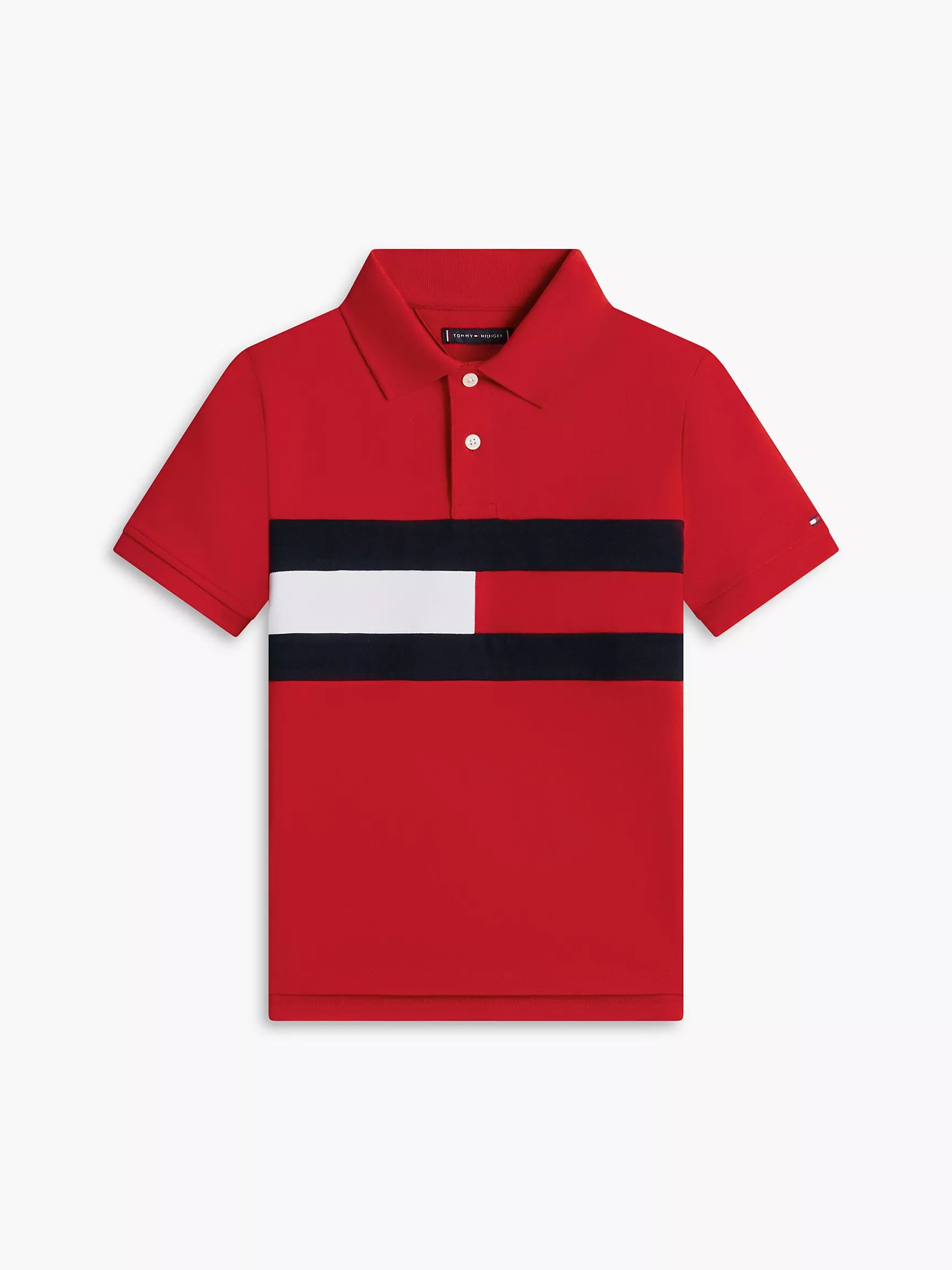 Kids' Colorblock Flag Stretch Polo