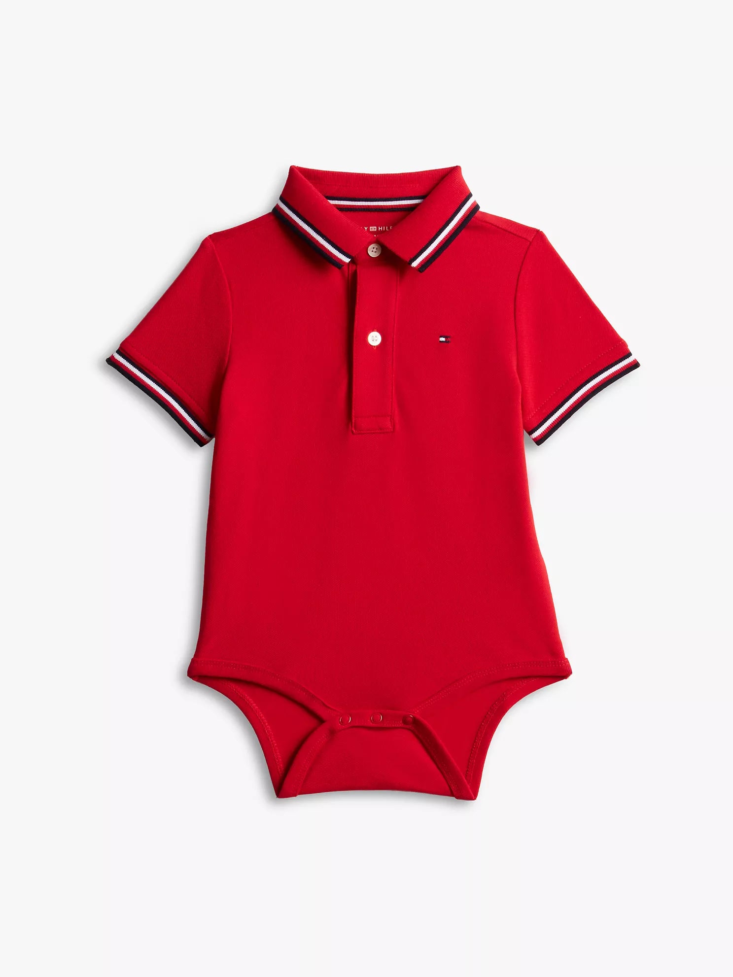 Boys Babies' Tommy Wicking Polo Onesie Tommy Hilfiger