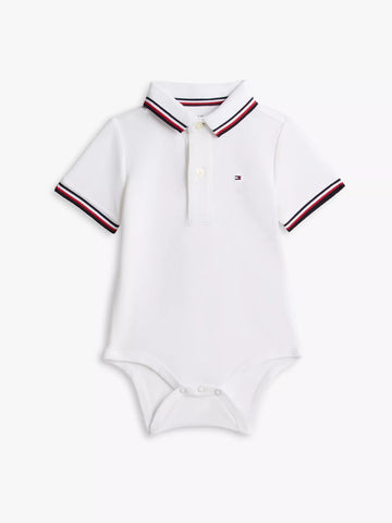 Boys Babies' Tommy Wicking Polo Onesie Tommy Hilfiger
