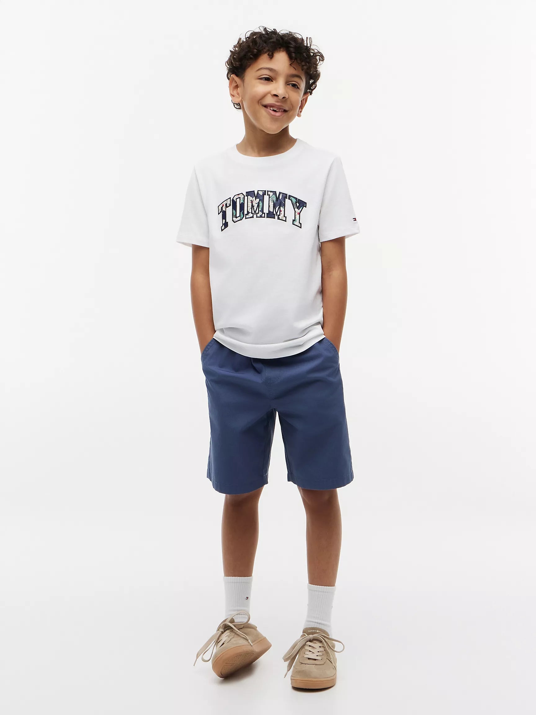 Kids' Floral Tommy Logo T-Shirt