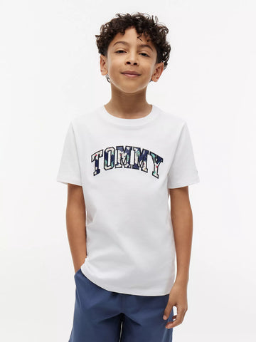 Kids' Floral Tommy Logo T-Shirt