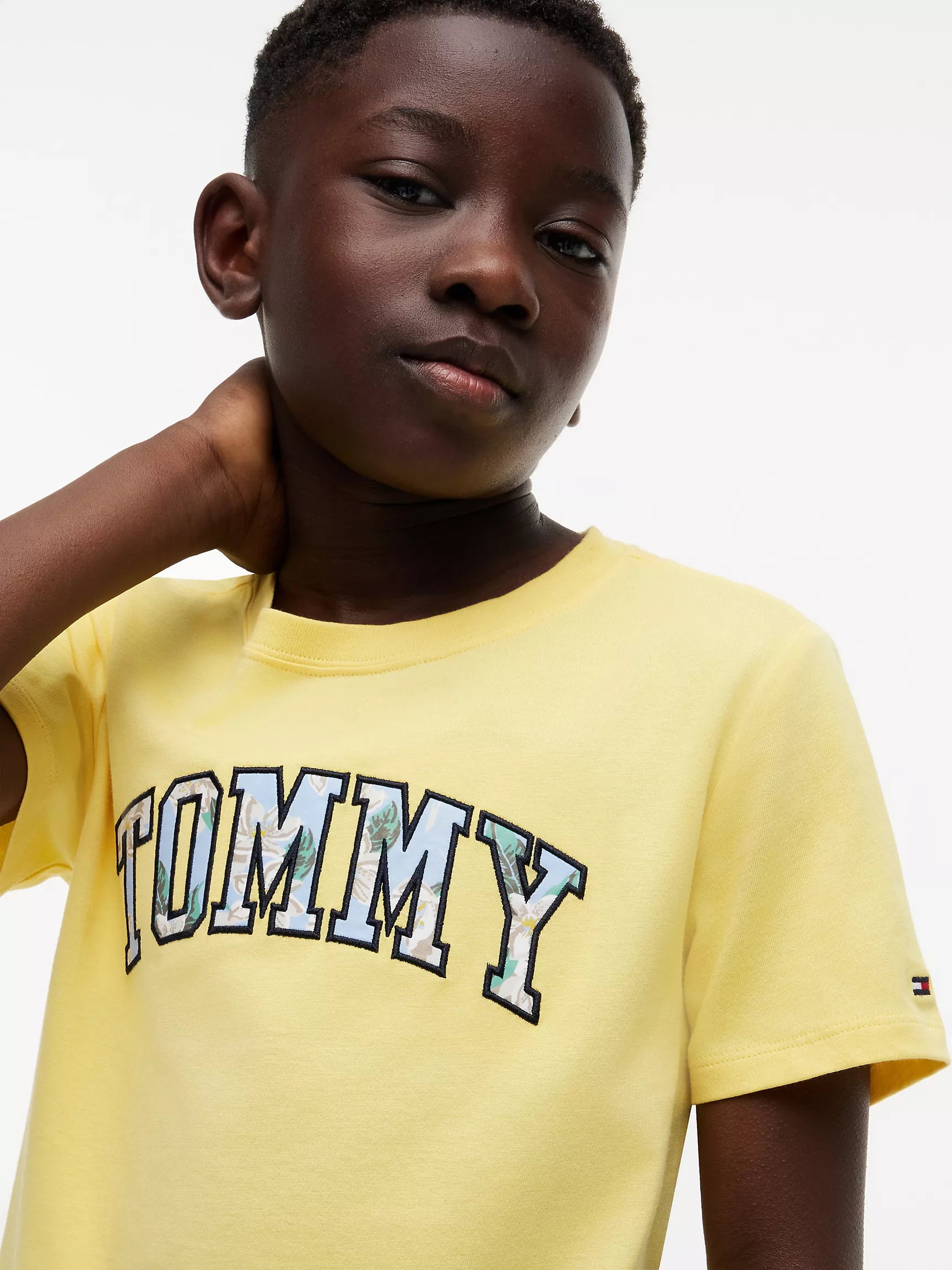 Kids' Floral Tommy Logo T-Shirt