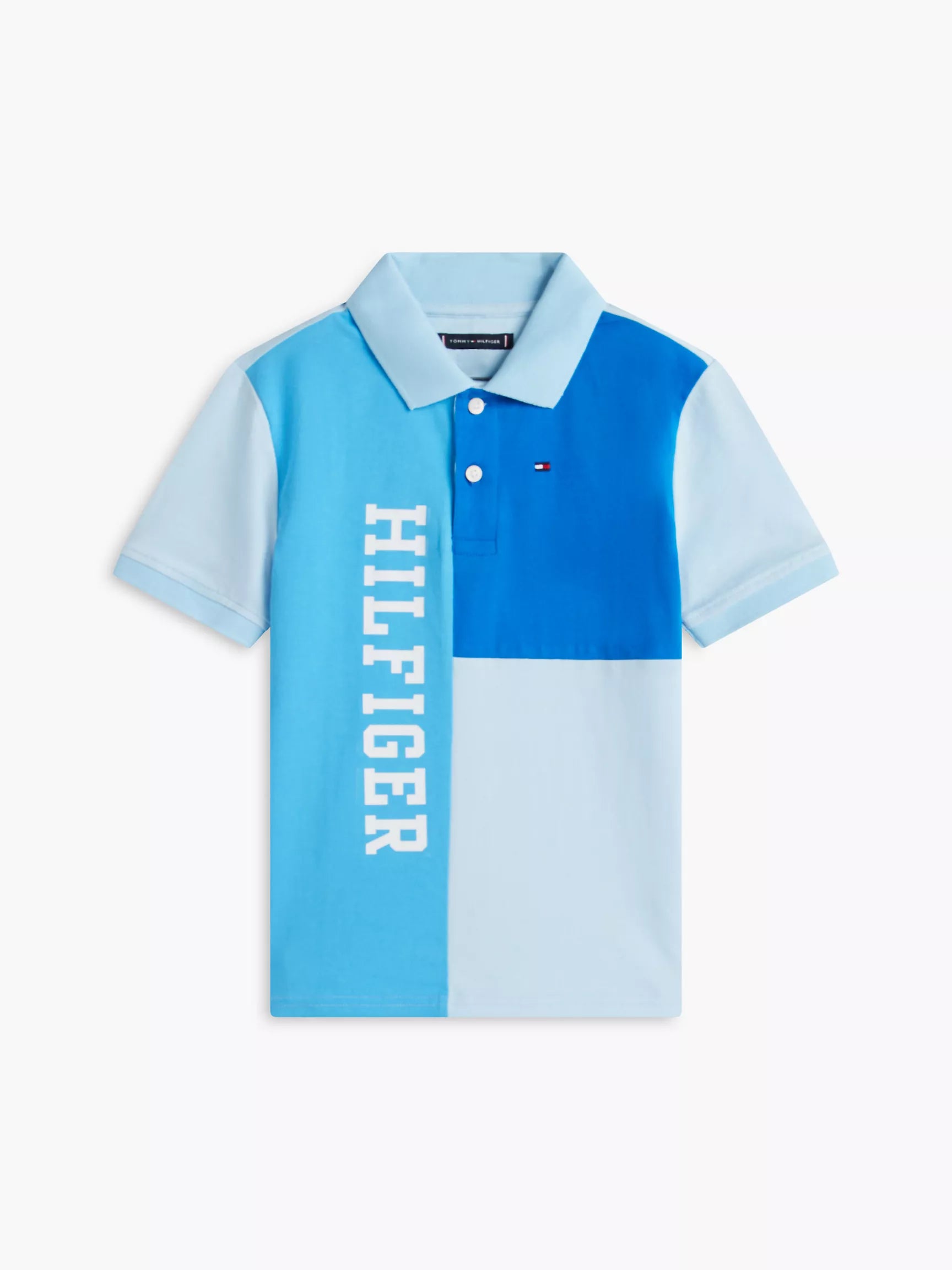 Kids' Colorblock Logo Stretch Polo
