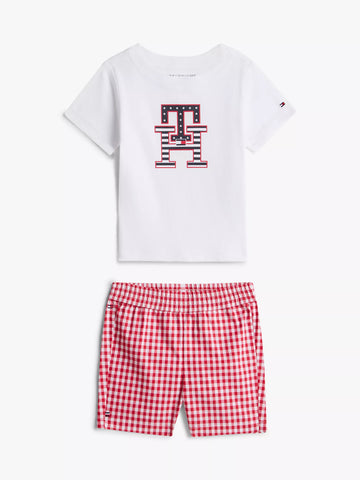 Babies' Monogram T-Shirt & Short Set
