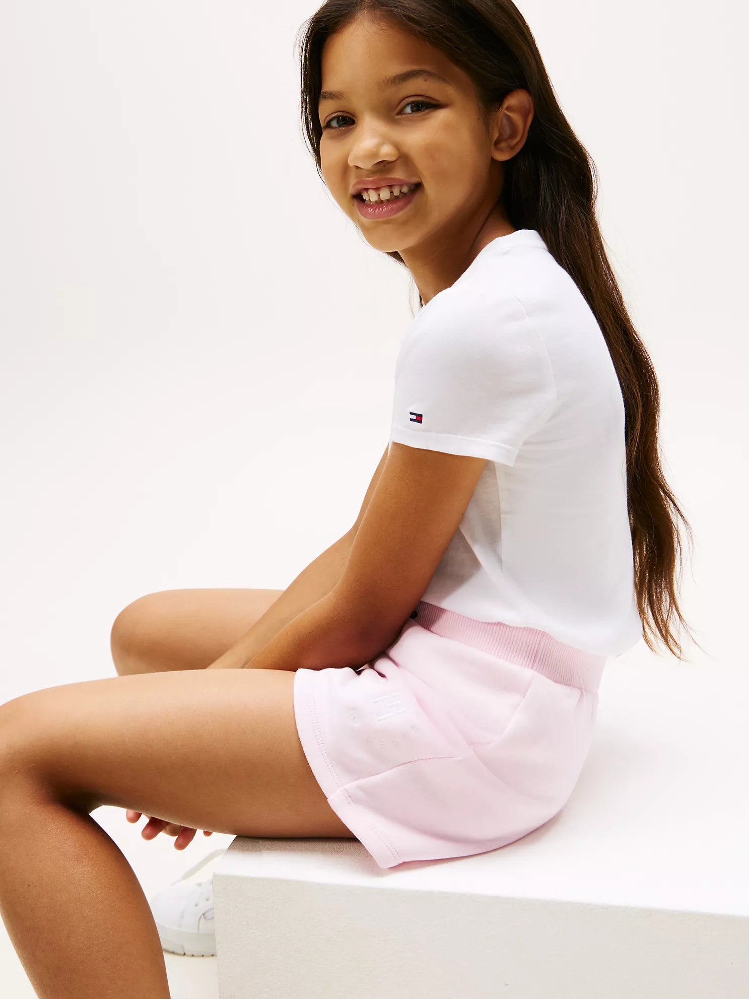 Girls  Circle Logo Sweatshort Tommy Hilfiger