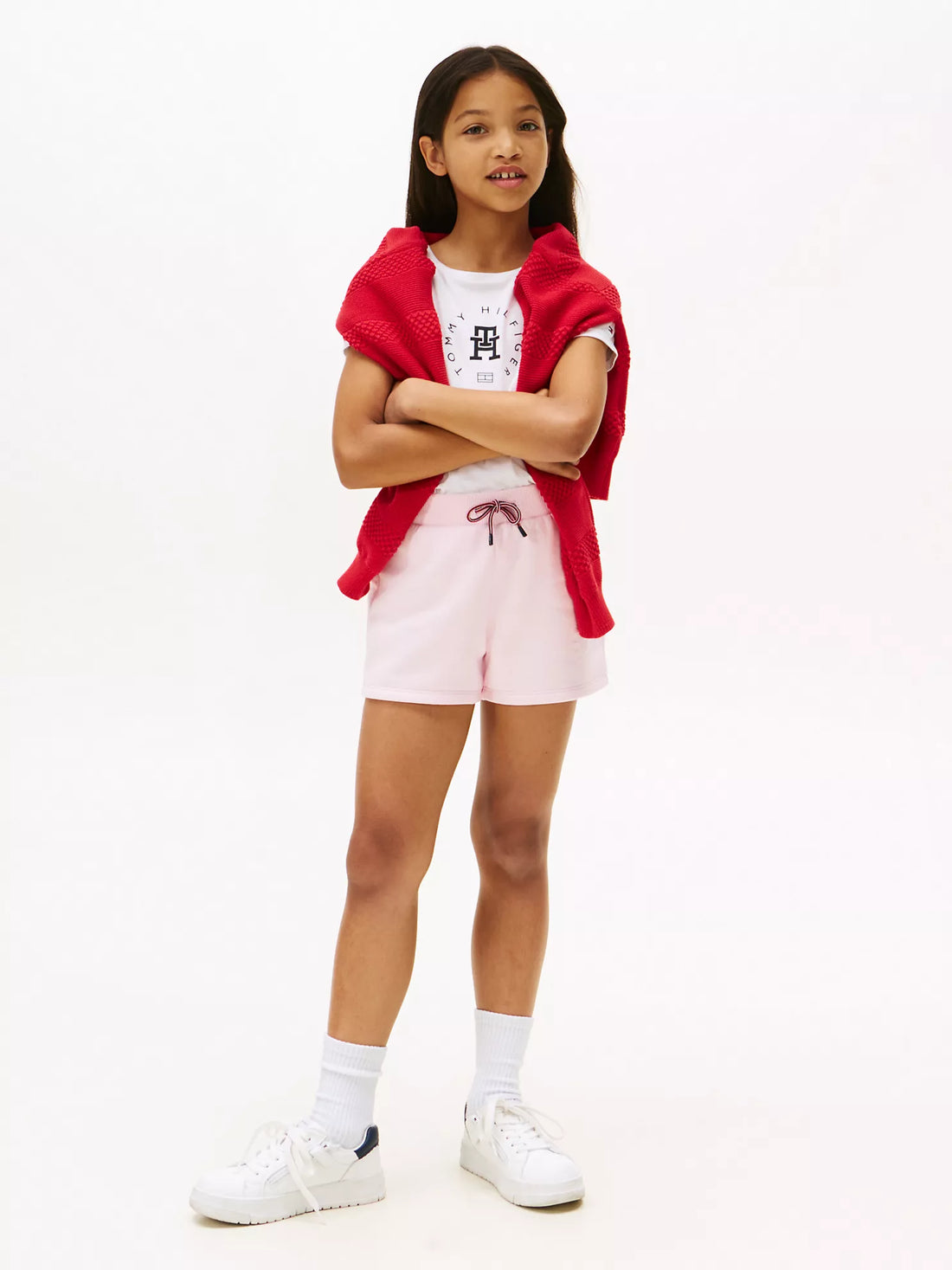 Girls  Circle Logo Sweatshort Tommy Hilfiger