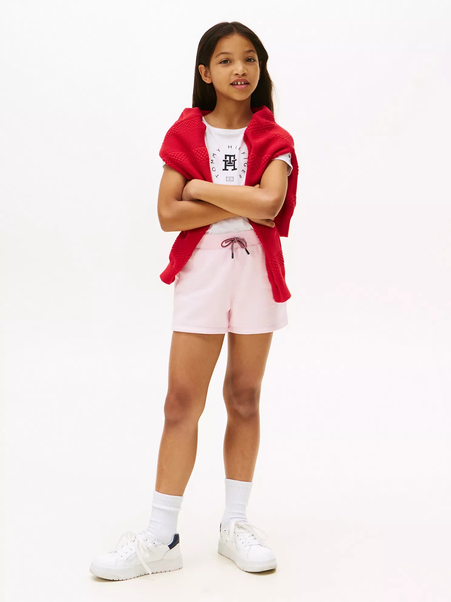 Girls  Circle Logo Sweatshort Tommy Hilfiger
