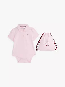 Babies' Polo Onesie and Gift Bag