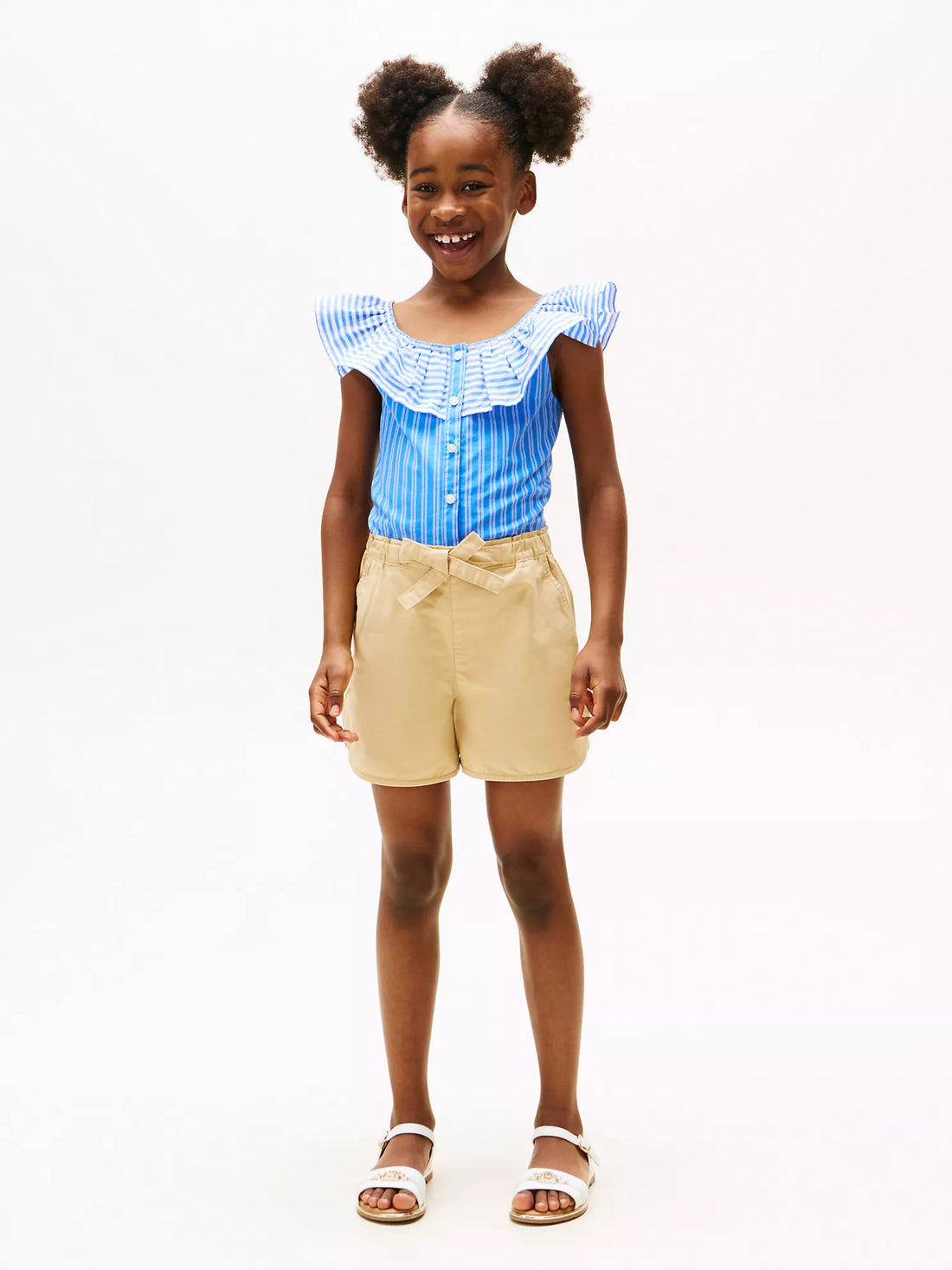 Girls Tie-Waist Pull-On Shorts Tommy Hilfiger