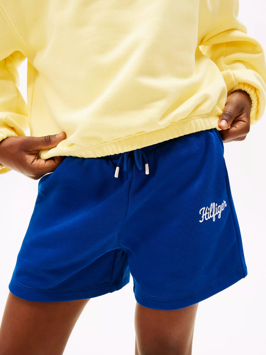 Girls Embroidered Logo Sweatshort Tommy Hilfiger