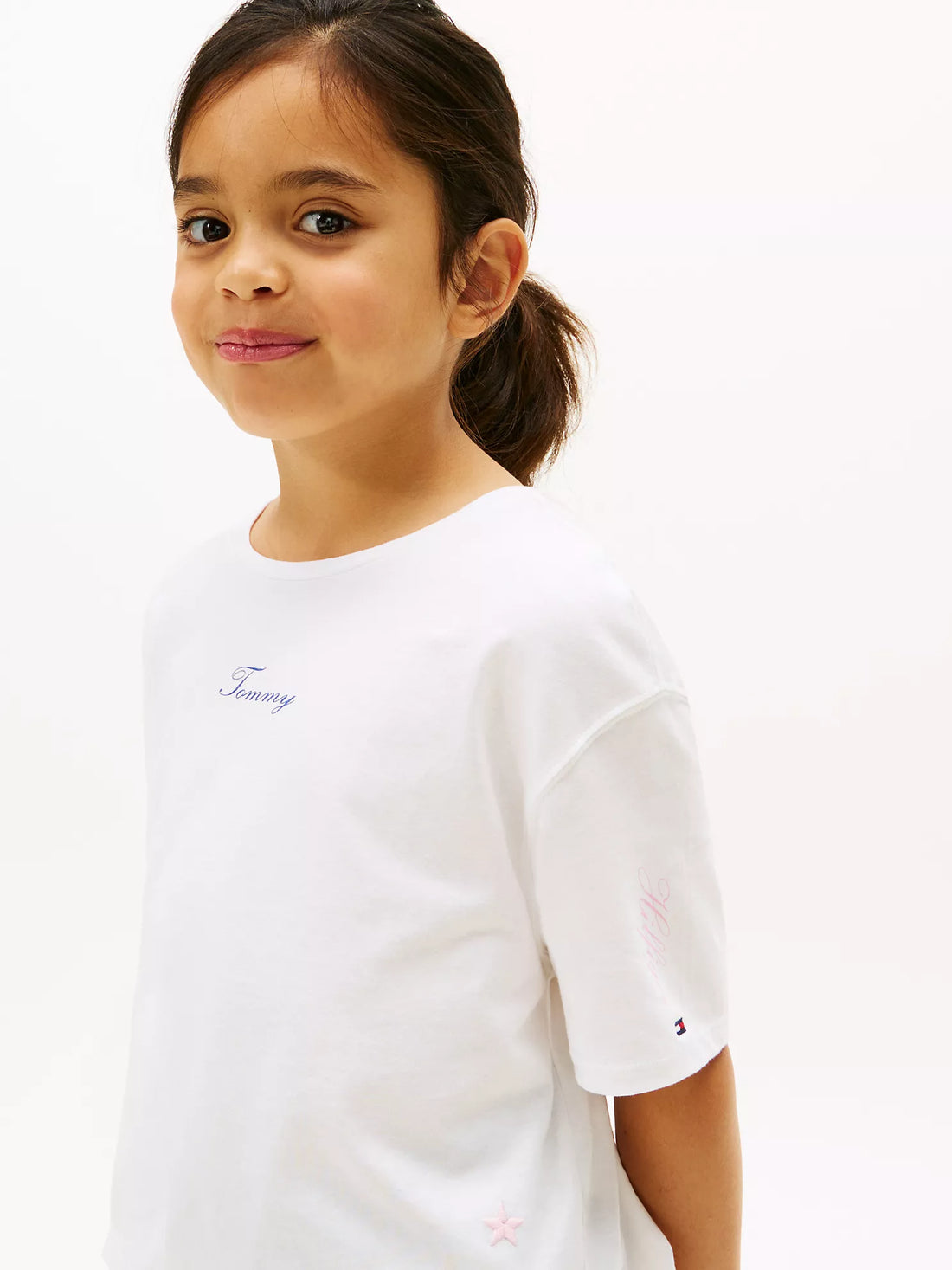 Girls  Embroidered Star Logo T-Shirt