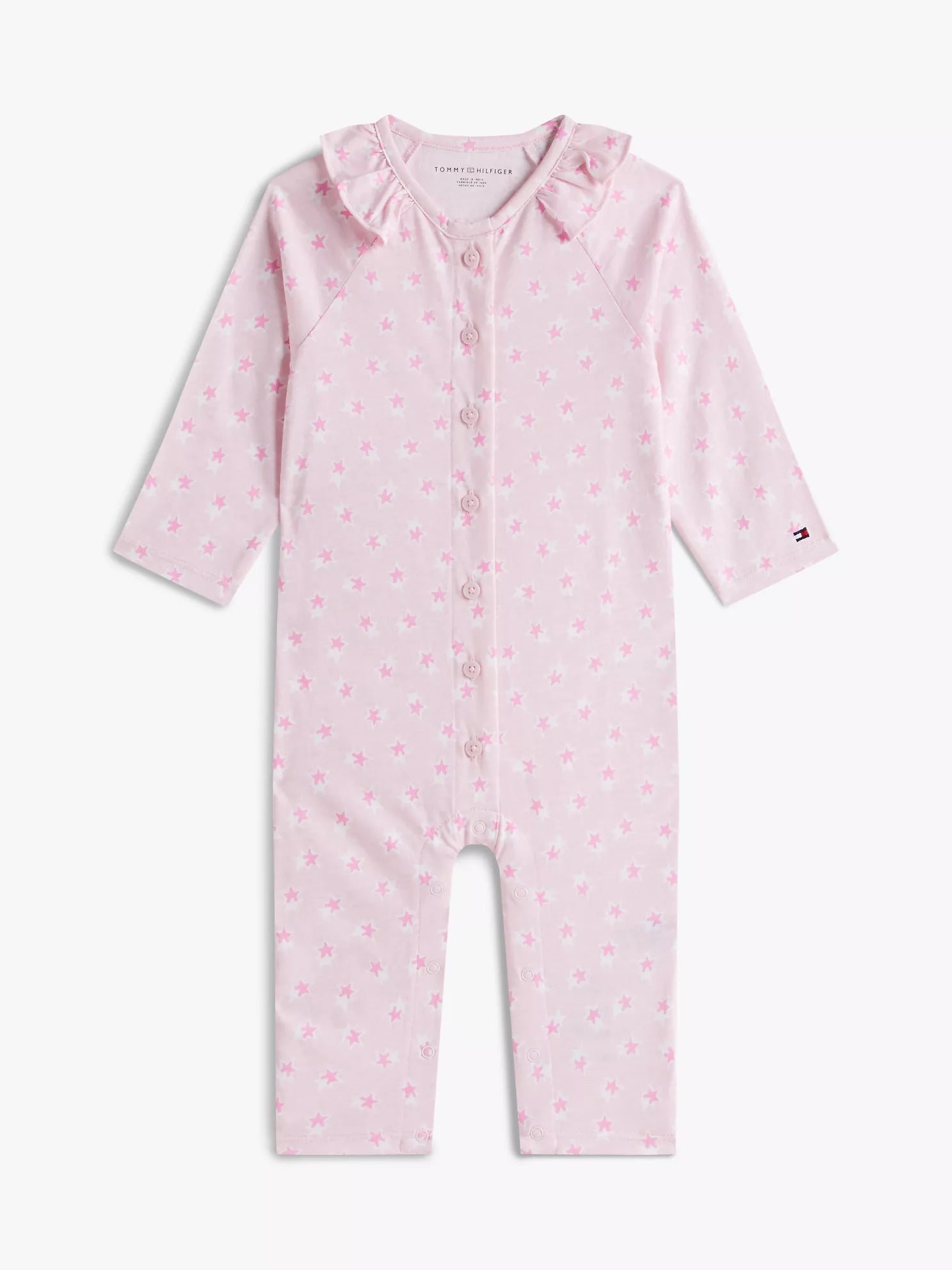Girls Babies' Star Ruffle Coverall Sz 3-6 months