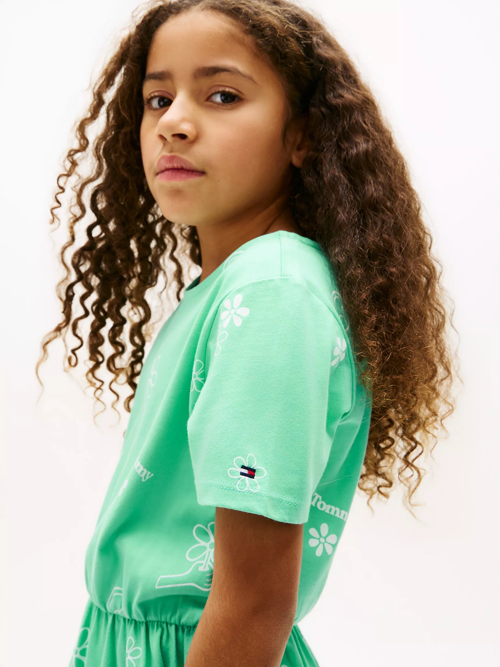 Kids' Spring Graphic T-Shirt Dress
