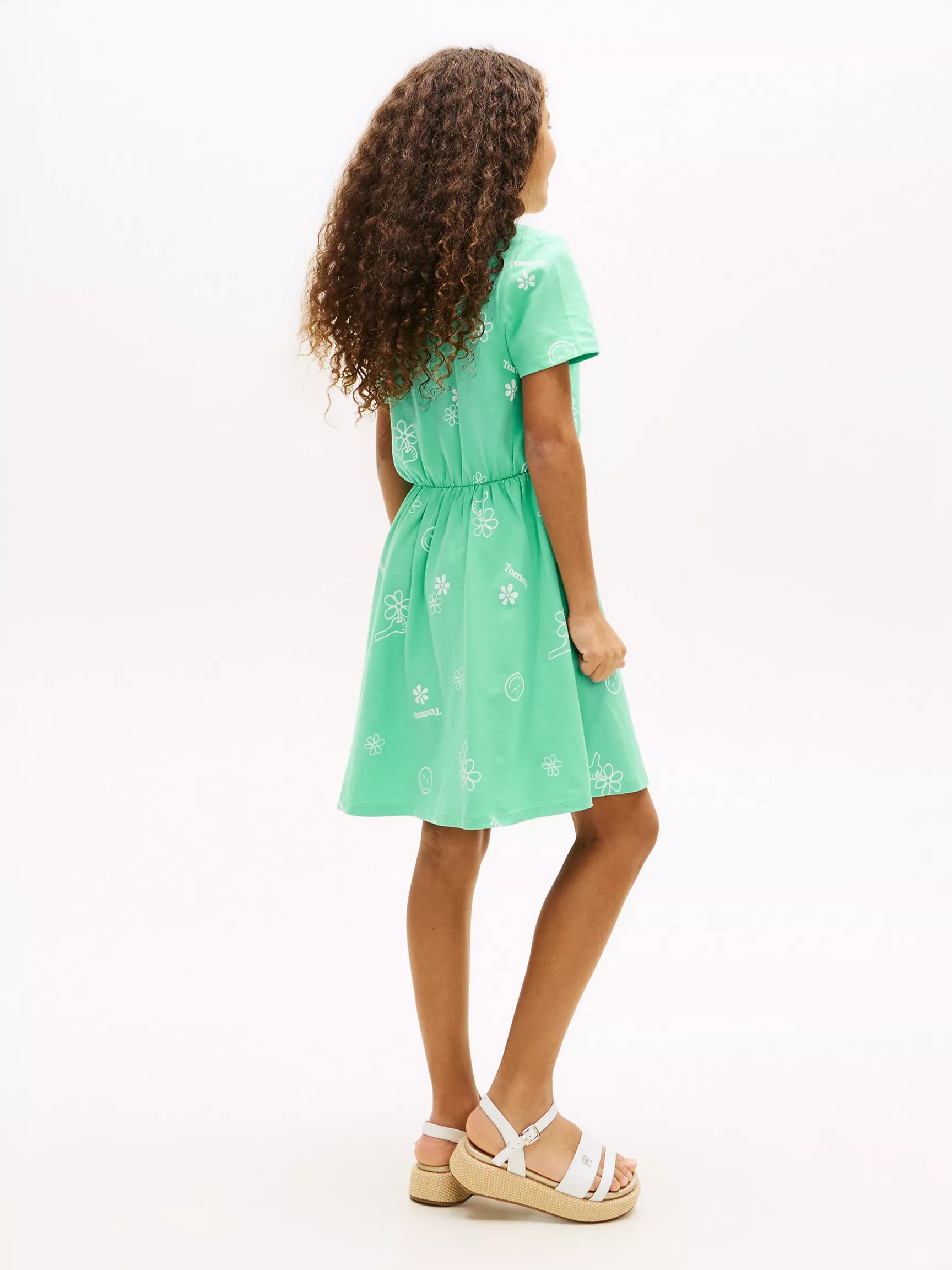 Kids' Spring Graphic T-Shirt Dress