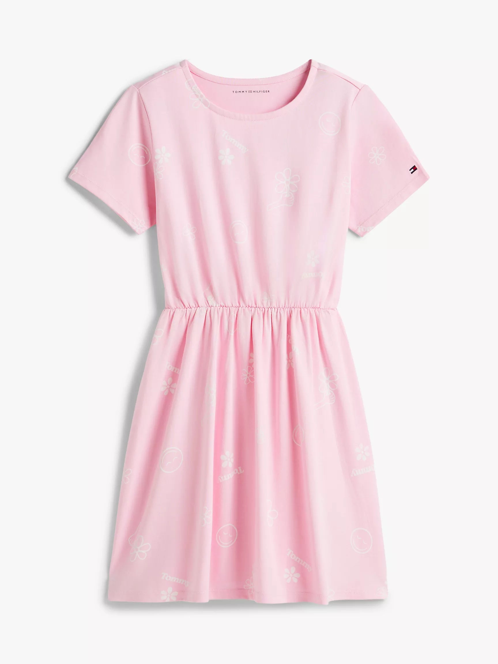 Kids' Spring Graphic T-Shirt Dress 12-14