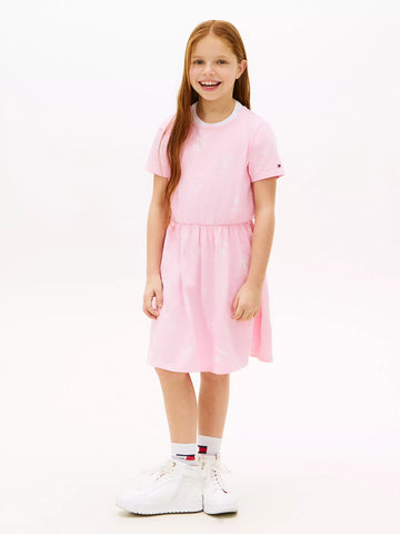 Kids' Spring Graphic T-Shirt Dress 12-14