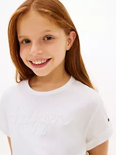 Kids' Hilfiger Logo Tie-Front T-Shirt