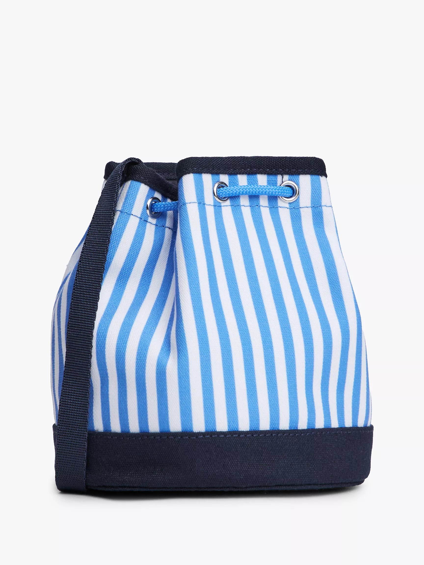 Kids' Striped Canvas Bucket Bag
