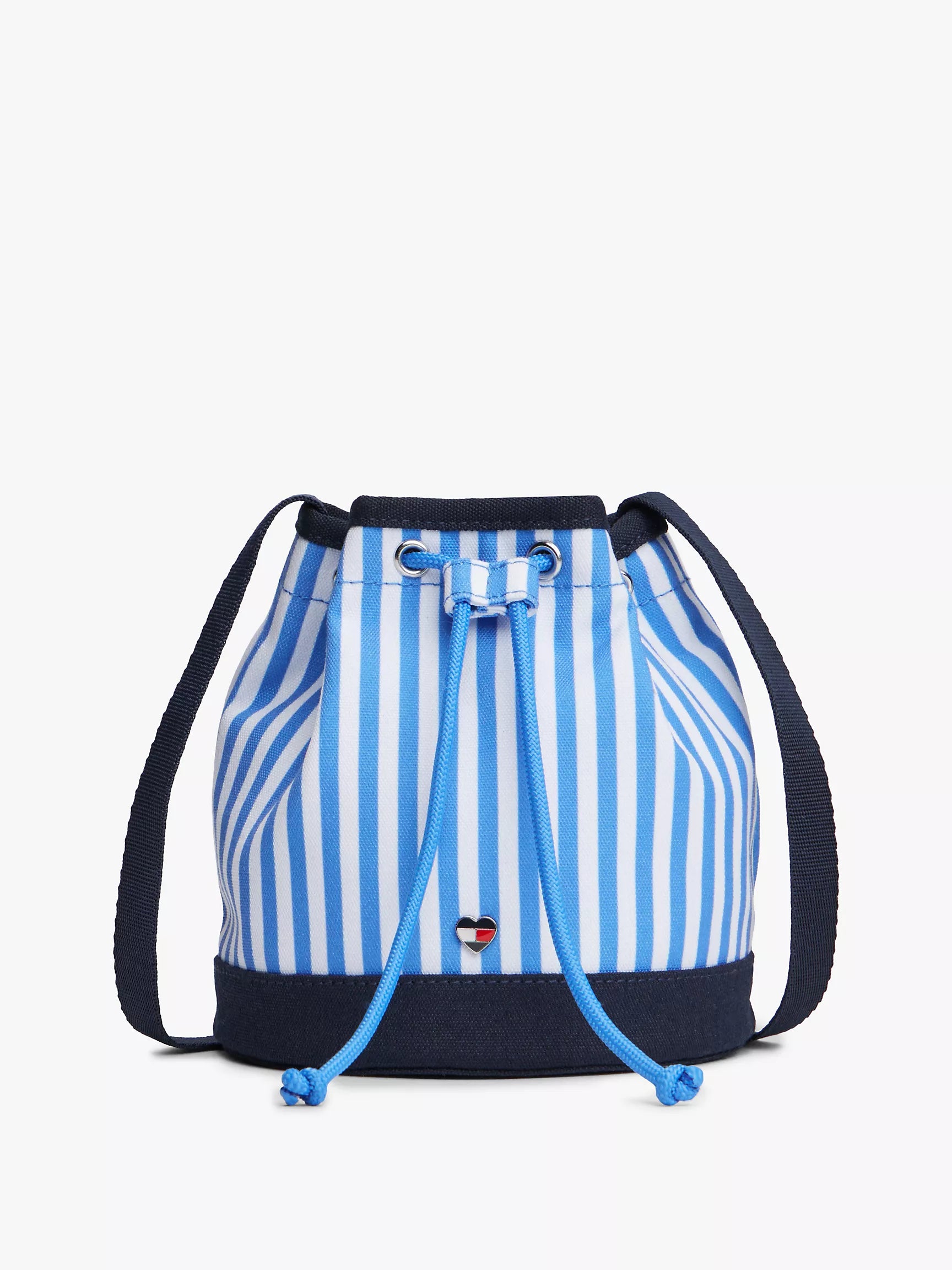 Kids' Striped Canvas Bucket Bag